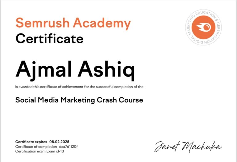 semrush certification